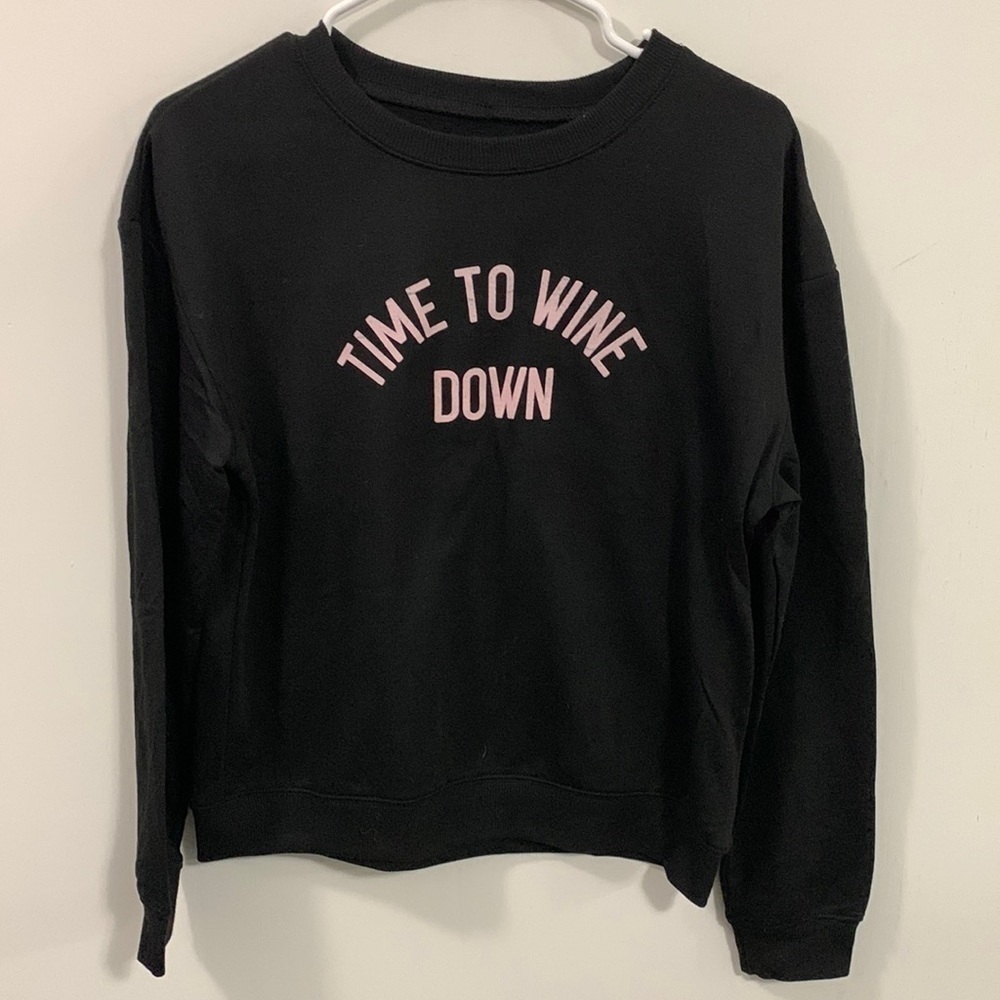 Miken Brand Tine to Wine Down Long sleeve top Size Small very soft! Some stretch